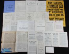 Wales - Montgomeryshire file of ephemera relating to Montgomeryshire including a pamphlet on the