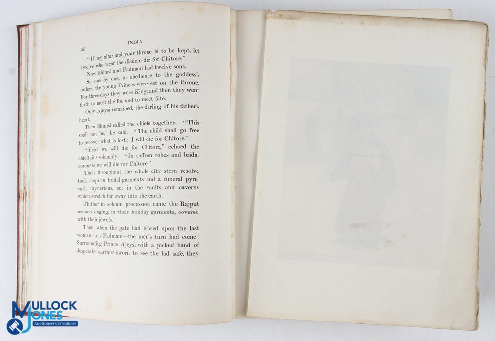 Author signed book: "India" by Mortimer Menpes 1912- An attractive 215 page book with 75 - Image 6 of 6