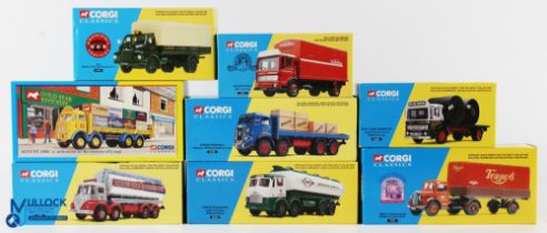 Corgi Classics Diecast Commercial Toy Selection (8) Gold Star Stockist ERF Rigid lorry 09802,
