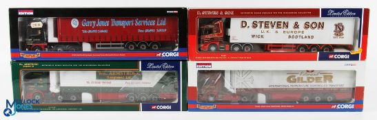 Corgi 1/50 Scale Lorries (4) - CC13412 MAN TGA XXL curtainside - Gerry Jones Transport Services Ltd,