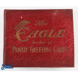 The Eagle Series of Private Greet Cards Trade Book of Cards c.1911 with 39 pages of cards