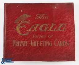 The Eagle Series of Private Greet Cards Trade Book of Cards c.1911 with 39 pages of cards