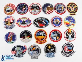 NASA - Badges group of approx. 19 shoulder badges for the Space Shuttle programme