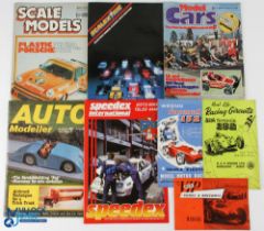 Period Slot Car Brochures - Wrenn, Scalextric, VIP Victory Industries, a good lot to include a