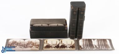 India & Punjab - Stereoview boxed set of 36 Cards - vintage stereograph photographs by Underwood &