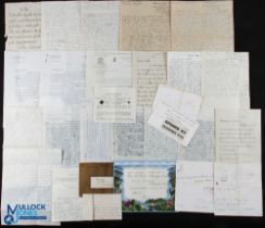 WWII Isle of Man IoM Italian Internment Collection of Censor Letters & Documents with a good