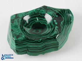 1.9kg Rock Sample of Malachite - has been polished with a bowl finish