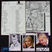 Entertainment - The Bill - Autographs featuring Ali Bastian, Beth Cordingly, and Stephen Beckett,