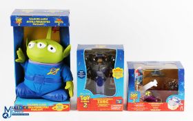 Toy Story 2 Thinkway Toys Talking Emperor Zurg, Talking Alien, Mattel take along toy store, all