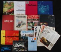 Assorted Automotive Booklets / Magazines etc featuring Dunlop the Racing World booklet, The Story of