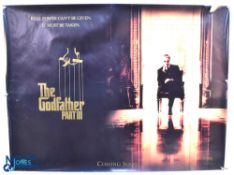 2x Movie / Film Posters The Godfather Part III 40x30" approx., kept rolled, creasing in places