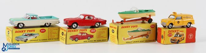 Dinky Toys Lot to Include 449 - Chevrolet El Camino Pick-Up Truck and original box - has been over