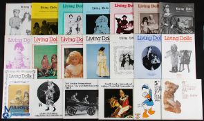 1970-1980 Living Dolls magazine and London International Toy and Doll Convention Programmes,