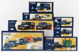 Corgi Classics Pickfords Diecast Commercial Toy Selection (7) features Diamond T Ballast set with