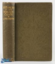 Switzerland 1000 Miles in The Rob Roy Canoe by J Macgregor 1870s- A 255 page book with one colour