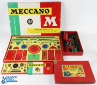 Meccano Accessories Outfit set, a mixed lot to include an almost complete c1962 8a outfit set, a