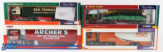 Corgi 1/50 Scale Lorries (4) - 75406 Leyland DAF curtainside - Ken Thomas Ltd, CC12927 Scania