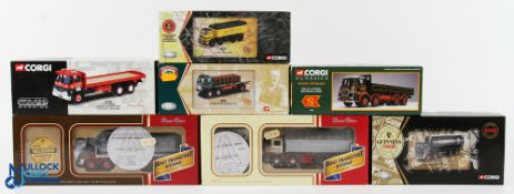 Selection of Corgi Commercial Diecast Toys (7) features Road Transport Heritage Golden Years AEC MKV