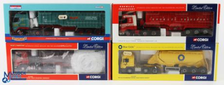 Corgi 1/50 Scale Lorries (4) - CC12429 Volvo FH tipper - Copper Buckley Ltd, CC13206 DAF XF space