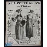 A La Porte Neuve 1917-18- A 20 page well illustrated fashion catalogue with some 150 illustrations