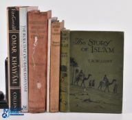 Various Books (8) - including: The Story of Islam by T R W Lunt 1909, 1st ed: The Rubaiyat of Omar