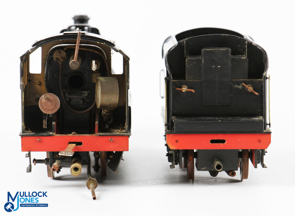 Eddie 'E J' Cooke O Gauge Live Steam LMS 2-6-0 6P5F Locomotive and Tender in black livery number - Image 3 of 5