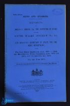 South Wales - Mines & Quarries Report 1897 - Home Office Report - includes details of 176 fatalities