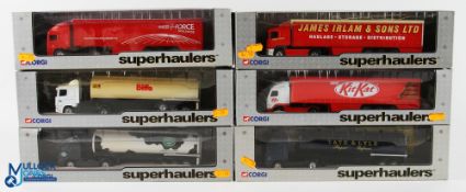 Corgi Superhaulers Commercial Lorry Diecasts (6) - inc 59542, 59544, 59549, 59509, 59511 and