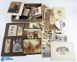 1890-1940 Photograph, Postcards, CDV Cabinet Cards, an interesting family collection to include