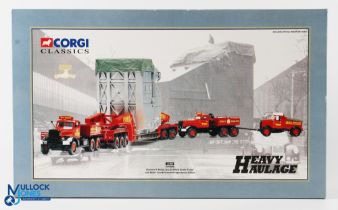 Corgi Heavy Haulage Diecast Commercial Toy Wynns Diamond T Ballast (x2), 24 Wheel Girder Trailer