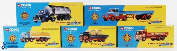 Selection of Corgi Classics Famous Hauliers Commercial Diecast Toys (5) to incl' Crow Carrying