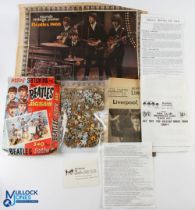 The Beatles Fan Club Letters, Jigsaw, poster, newspaper, a Beatles jigsaw (missing 1 piece), a