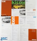 Reliant Kitten Media Press Information Kit Brochure 1975 - large format with all letters and