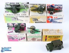 Britains Ltd Military Vehicles Lot, to include No 2102 Austin Champ - in part box and light used
