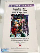 Quantity of 1990's Network Southeast London Railway Train Station Posters, notices, adverts for