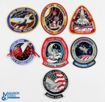NASA - Badges group of approx. 7 shoulder badges for the Space Shuttle programme