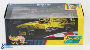 Damon Hill 1999 Jordan Hot Wheels 199 Mugen Honda Diecast Model 1:18 22822 - boxed