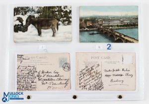 c1905-1911 Postcard Selection – Topographical featuring Waterloo Bridge, London, Shrewsbury, Rough