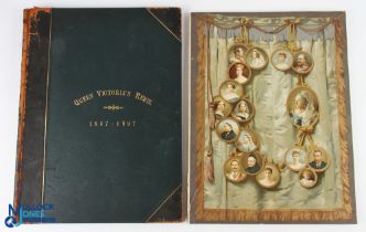 1837-1897 Queen Victoria Jubilee Illustrated London News quarter leather bound volume, Royalty