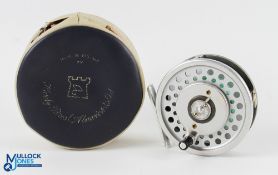 Hardy Bros "Marquis 7" multiplier alloy trout fly reel 3 7/16" spool with 2 screw latch, black