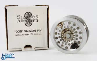 Sharpes of Aberdeen "The Don" 4 ¼" alloy salmon fly reel. Made in Scotland. Serial No. 92, clear