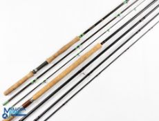 Mackenzie - Philips Carbon trout fly rod 10ft 6in 3 piece line 4/9# detachable fighting butt, fuji