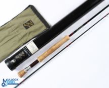 Sharpes Aberdeen Aquarex carbon 9ft 6in 2 piece carbon trout fly rod line 8# alloy uplocking reel