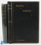 1873 the Fishing Tourist Charles Hallock, in green boards, plus 1895 Making a Fishery F M