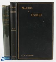 1873 the Fishing Tourist Charles Hallock, in green boards, plus 1895 Making a Fishery F M