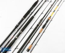 4x Various Rods to incl Ugly Stik GX 2 7ft 9" 2 piece boat rod 12/20lb class little use, a Daiwa