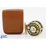 Ari 't Hart F1 Traun RHW small trout fly reel No 4199, 2 ½" fully ventilated spool with 3 screw