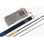 Hardy Alnwick "Ultralite Plus" carbon trout fly rod, 10' 3pc line 76#, alloy uplocking reel seat and