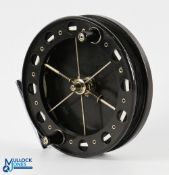 Allcocks Redditch match aerial centre pin/trotting reel 4 ½" caged narrow spool, 6 spokes with