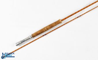 Cambrian Fly Fishers of Wales split cane trout fly rod 8' 2pc line 6# alloy down locking reel